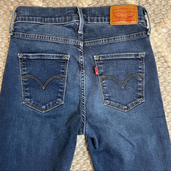 LEVI STRAUSS 720 High Rise Super Skinny Blue Jeans 52797-0002 - Size 25 - Picture 9 of 13